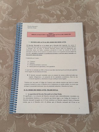 apuntes derecho mercantil I UNED