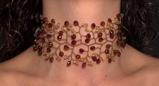 Gargantilla / Choker Hecha a Mano