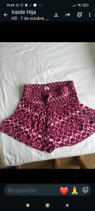 Conjunto Top y Falda Pantalón Green Coast M
