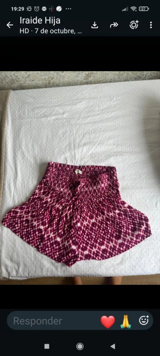 Conjunto Top y Falda Pantalón Green Coast M
