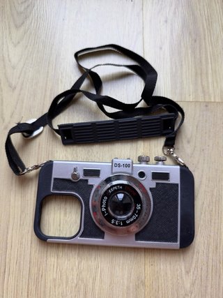 Custodia iPhone 13 Pro Design Fotocamera Vintage