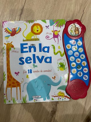 En la selva, libro con sonidos