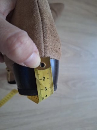 Botines de ante beige