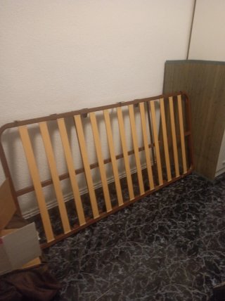 Somier de láminas de madera