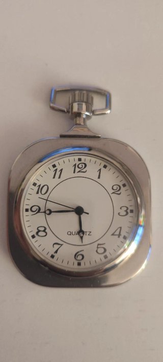 Reloj de Bolsillo Plateado