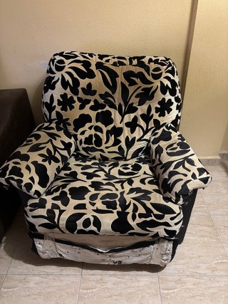 Sillón relax estampado floral