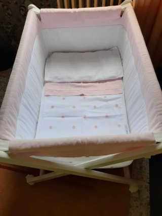 Minicuna Plegable para Bebé con ruedas