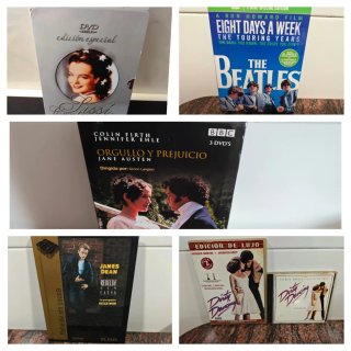 Lote 5DVD y cd precio descripción