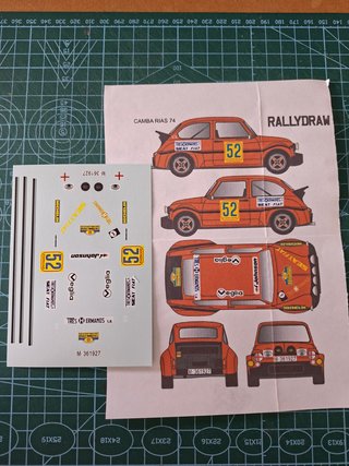Scalextric Reprotec Seat 600 Camba Rias 74