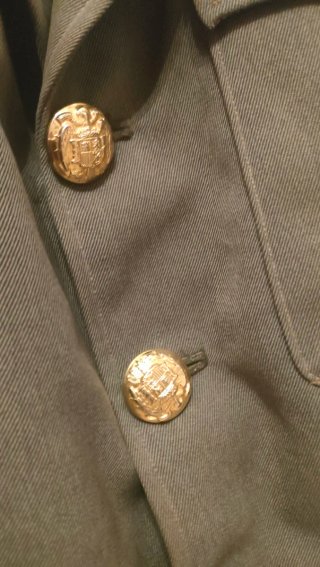 Chaqueta antigua Policía Armada. Grises.