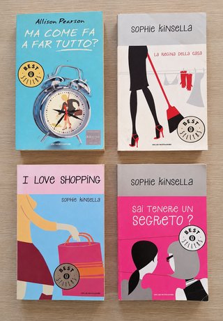 Set 4 ibri di Sophe Kinsella e Allison Pearson