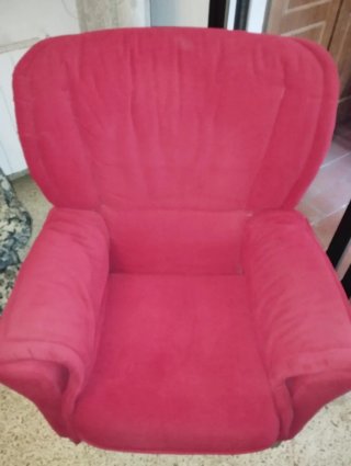 Sillón Orejero Clásico Rojo