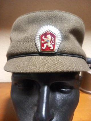 Gorra militar República Checa antigua