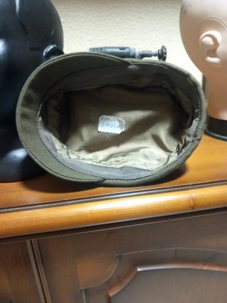 Gorra militar República Checa antigua