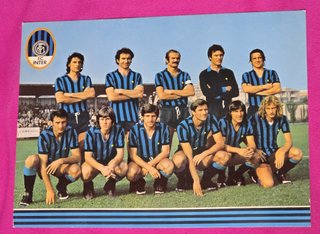 Cartolina Squadra Inter 1975/76