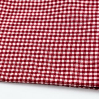 Vestido cuadros rojo y blanco con cinturón