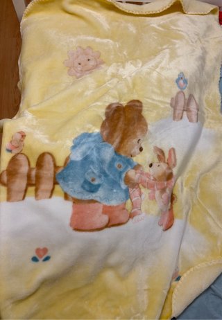 Manta para cuna con estampado infantil