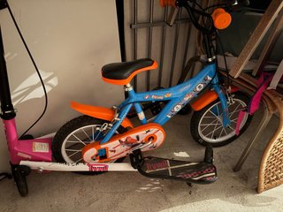 Bicicleta Infantil Azul y Naranja
