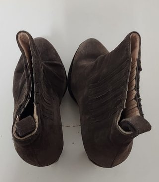 Botines Prada Ante Marrones