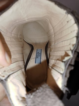 Botines Prada Ante Marrones