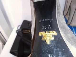 Botines Prada Ante Marrones