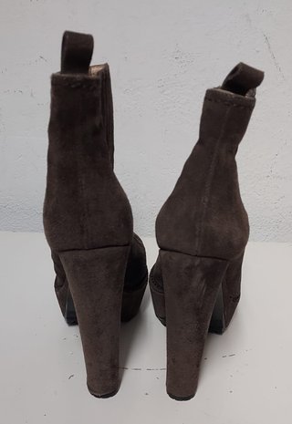 Botines Prada Ante Marrones