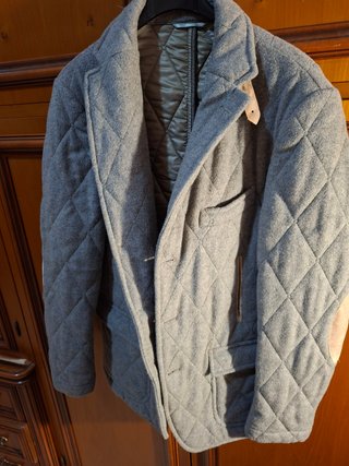 Giacca Blazer Grigia Trapuntata