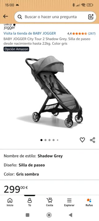 Silla de paseo BABY JOGGER City Tour 2