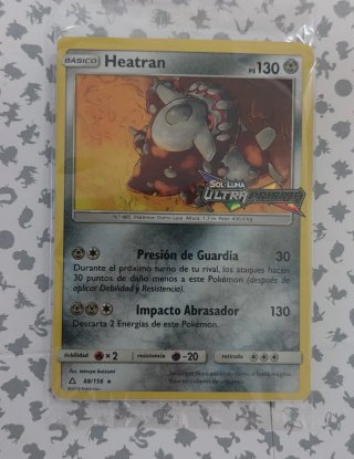 Carta Pokémon Heatran 88/156 Ultra Prisma