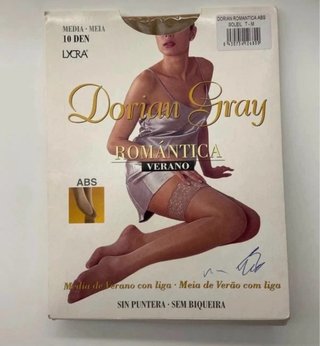 Medias Dorian Gray Romántica Talla M autosujetable