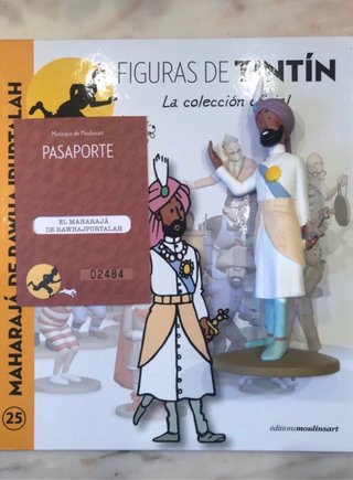 Figura Tintín: El Maharajá de Rawhajpurtalah