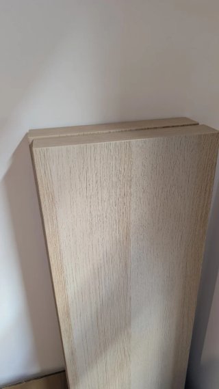 Estante de pared LACK Ikea roble blanco