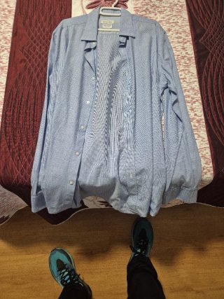 Camisa Massimo Dutti Azul