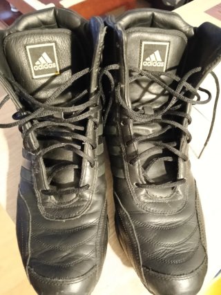 Botas de Boxeo Adidas Cuero  del 2003 Vintage.
