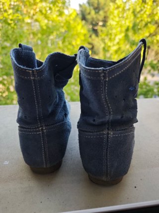 Botines de mujer azul