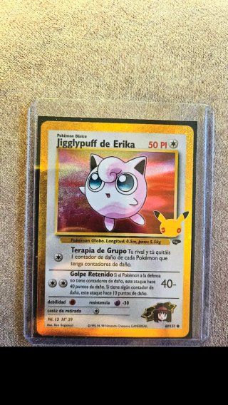 Carta Pokémon Jigglypuff de Erika 30 Aniversario