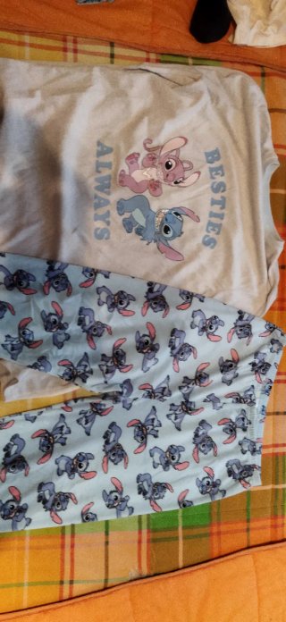 Pijama Primark Stitch y Ángel