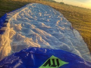 Vela parapente Opale + silla,  ideal para campa