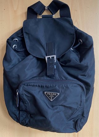 Mochila Prada Re-Nylon Negra