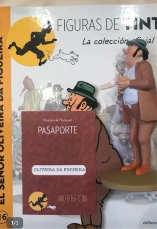 Figura Tintín: El Señor Oliveira da Figueira