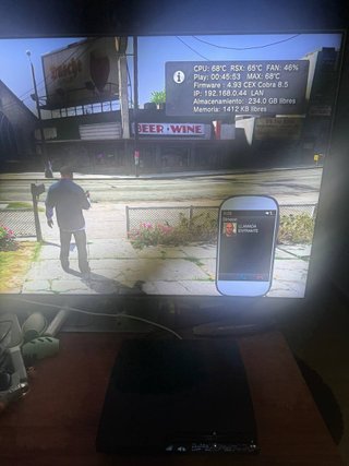 PS3 Slim 500GB + Mando Oficial Negro + Caja
