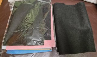 Lote 30 láminas fieltro A5 1mm