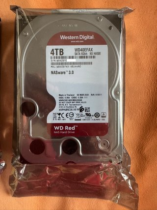 Disco Duro WD Precintado Wd40Efax Nas Red - 4Tb