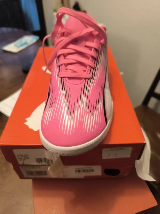 Zapatillas Fútbol Sala Puma Niña Rosa