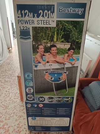 Piscina Bestway 4,12x2,01x1,22m con Depuradora