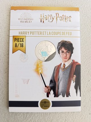 Francia 2021 moneda plata 10€ Harry Potter 8/18