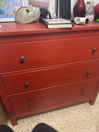 Cajonera Roja IKEA