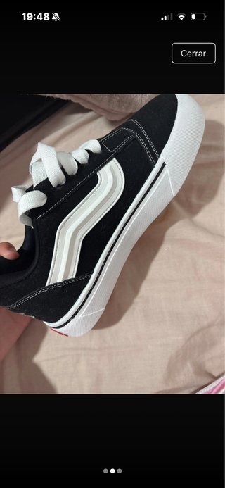 Zapatos Vans Negros y Blancos