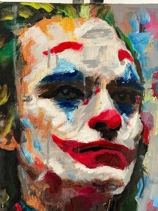 Cuadro Pintura Acrílica Joker