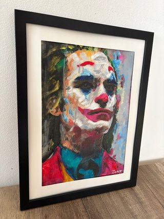 Cuadro Pintura Acrílica Joker